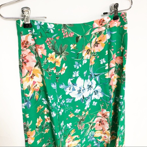 Loft Floral Fluid Midi Skirt - Picture 4 of 10